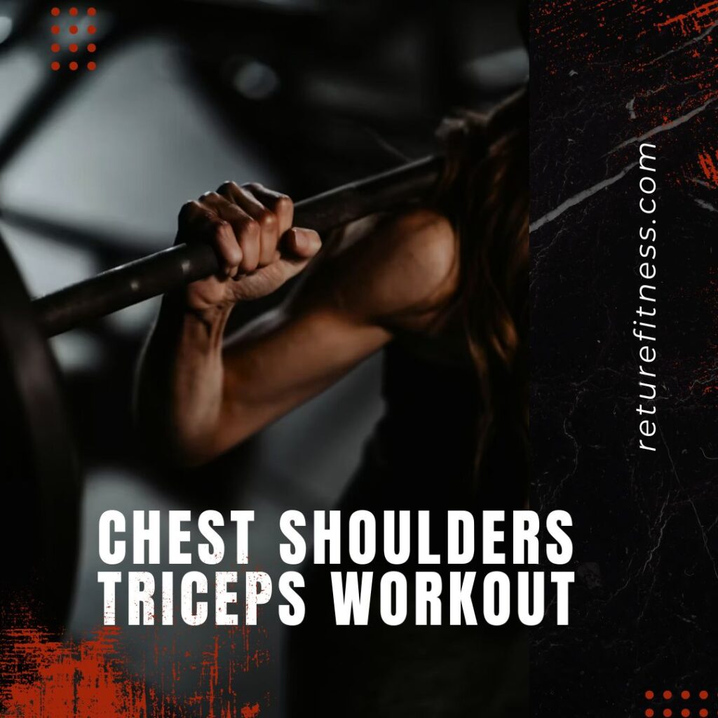Learn the best chest shoulders triceps workout for strength and muscle growth. Follow this complete routine with tips for safe and effective training.
