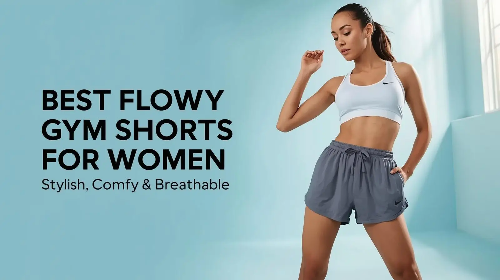 If you’ve hit the gym or browsed fitness fashion lately, you’ve probably noticed a major trend — flowy gym shorts for women.