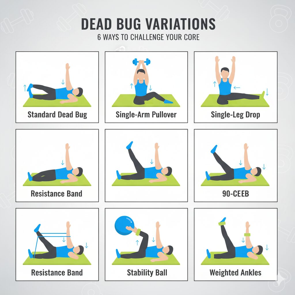 Learn how to do the dead bug exercise with step‑by‑step instructions, muscles worked, key benefits, mistakes to avoid, easy variations, and a simple 4‑week plan.