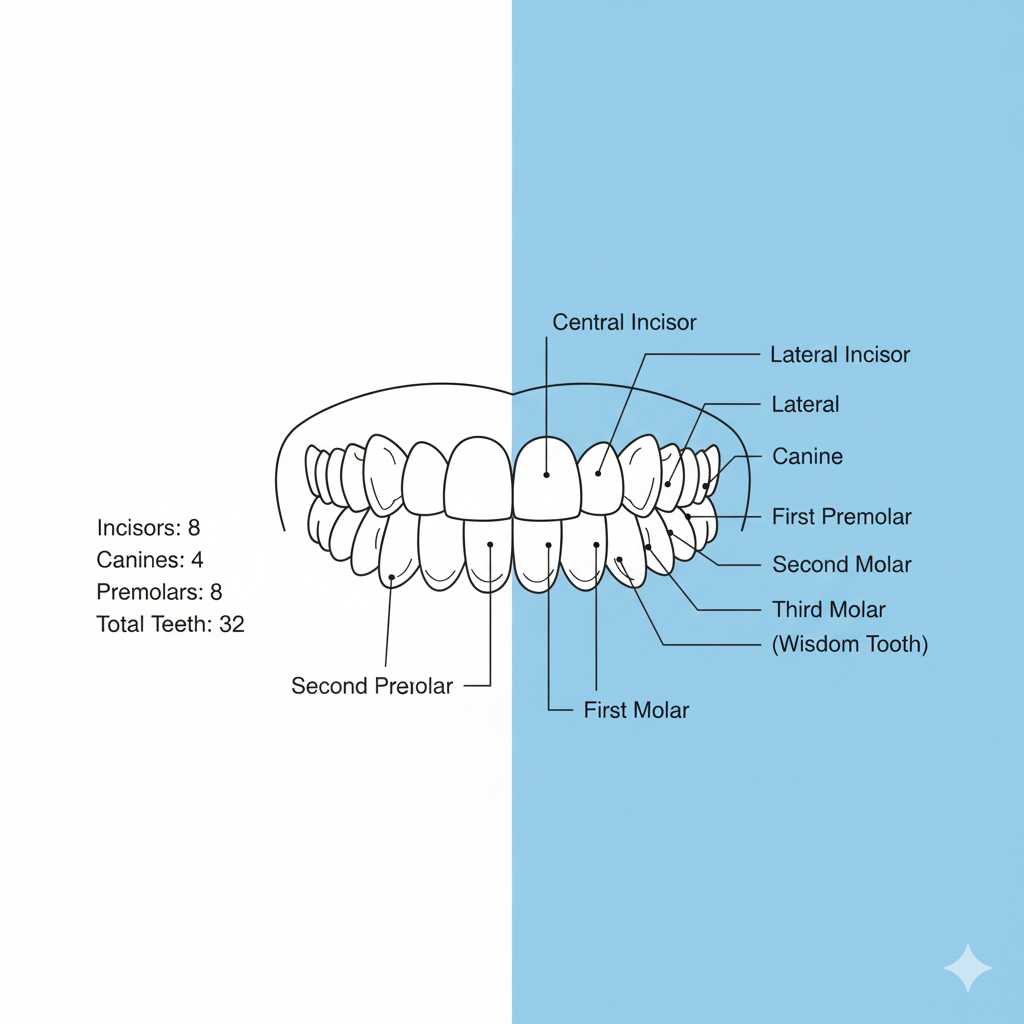 Curious about how many teeth humans have?